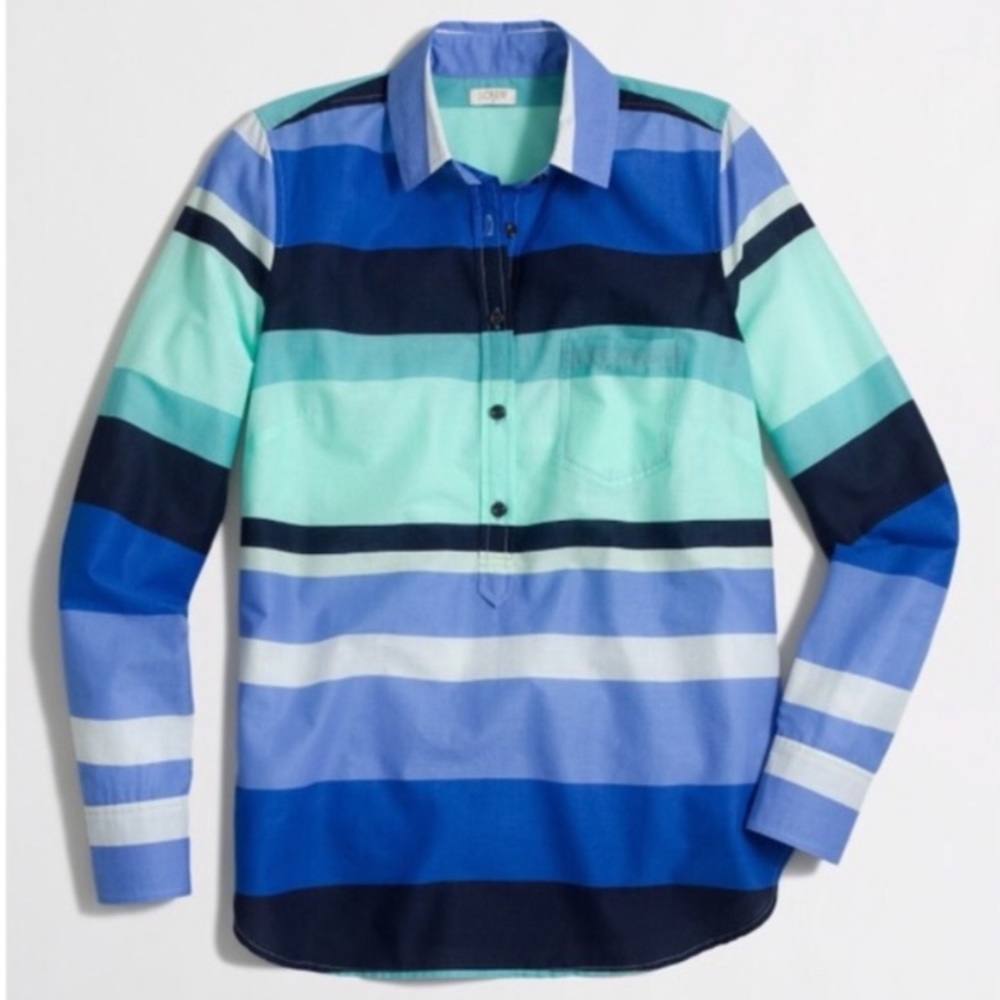 🎉HP🎉 J.Crew Factory Striped Popover